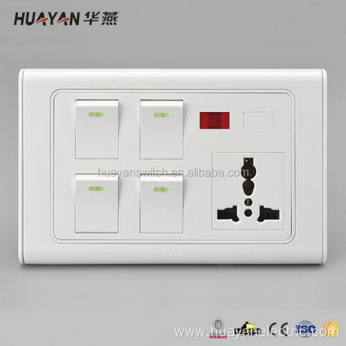 Factory Sale superior quality power socket with swich